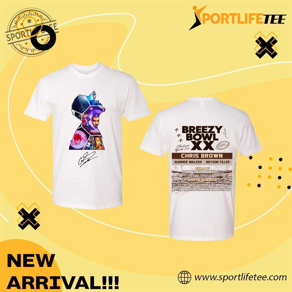 2025 Chris Brown Tour Breezy Bowl 3D Shirt