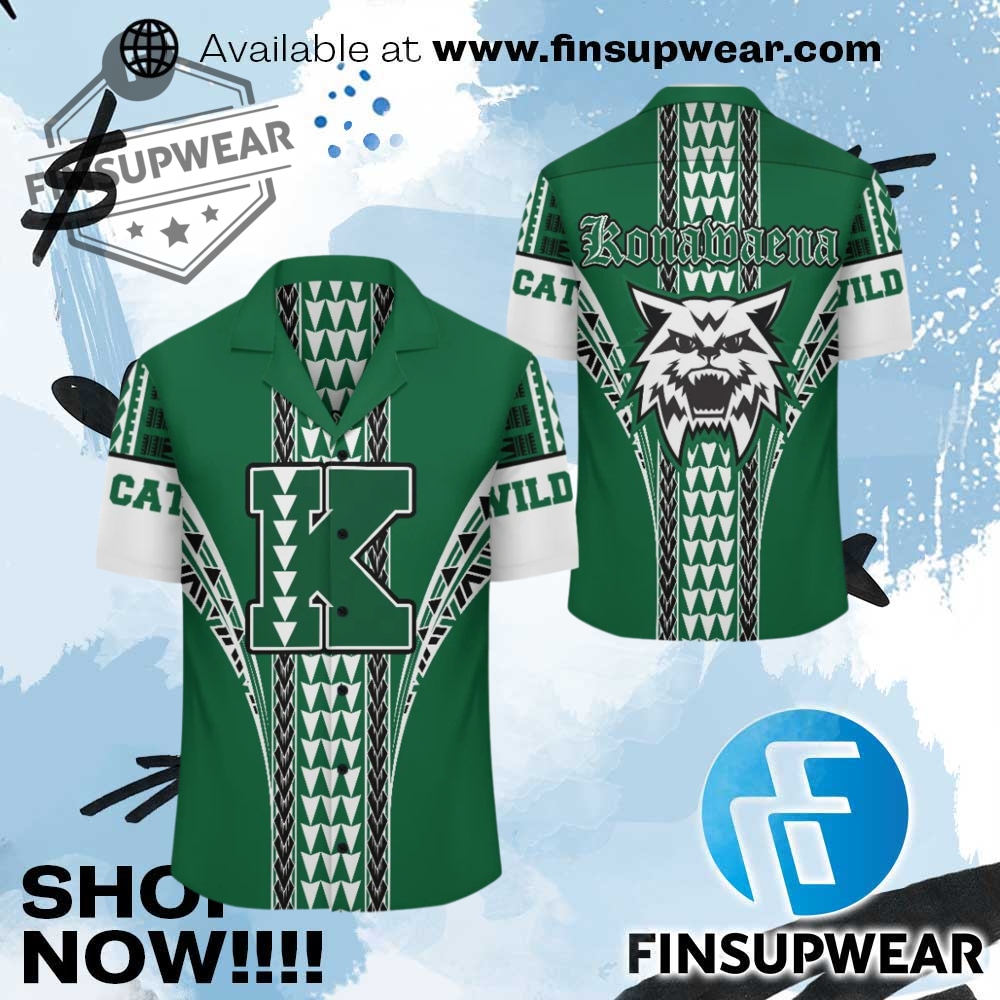 Hawaii Hawaiian Shirt Konawaena High Hawaiian Shirt